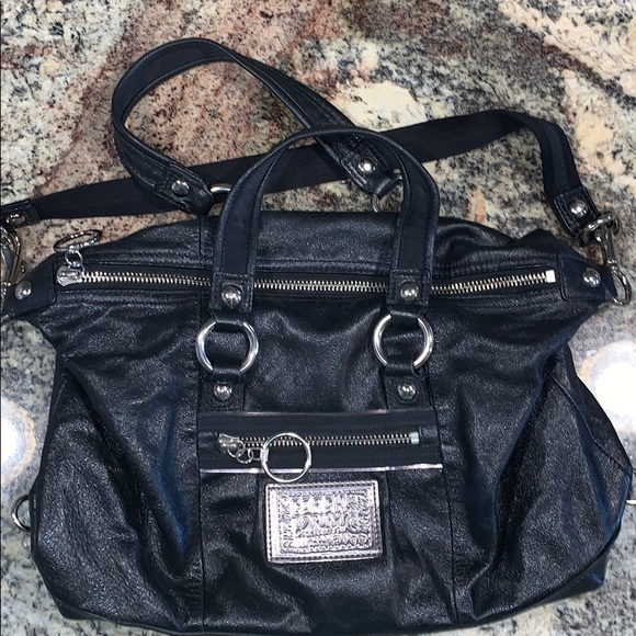 Coach Poppy Back Patent Satchel Purse - Picture 7 of 7